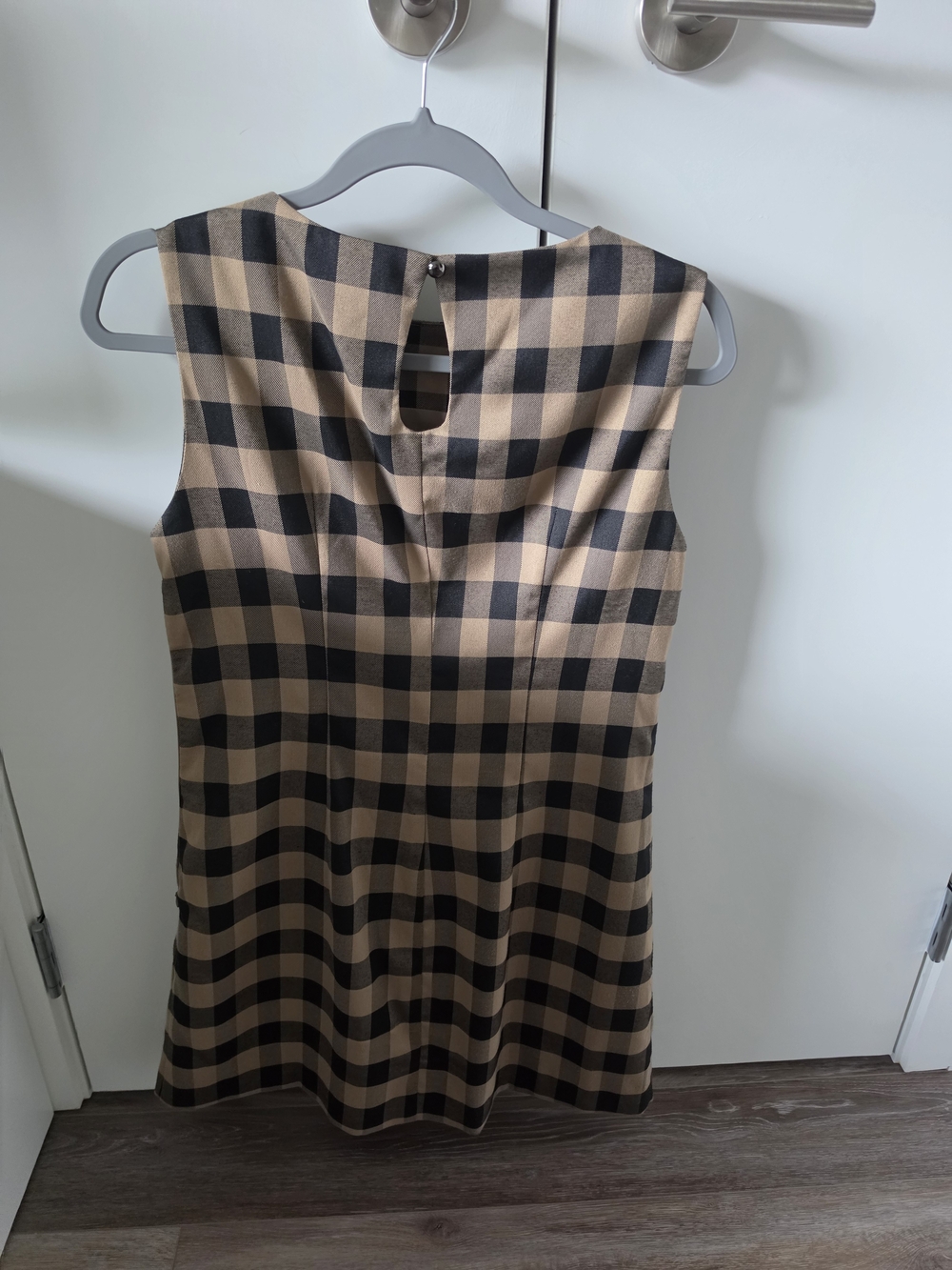 Commense Black and Beige Shift Dress